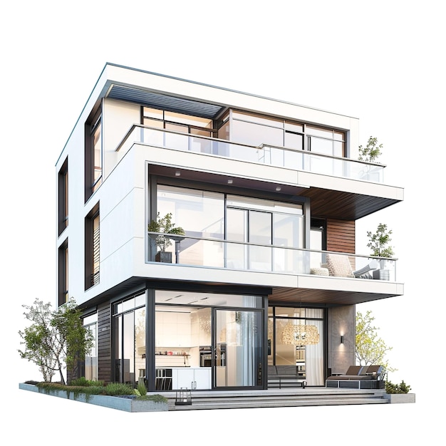 Modern home design 3d