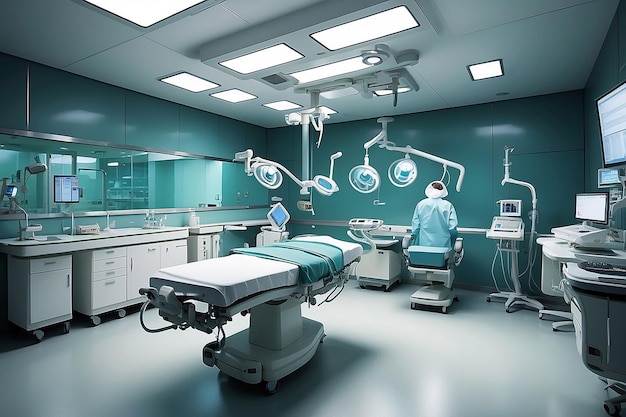 Photo modern hospital operating room