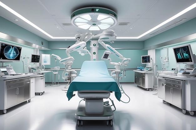 Photo modern hospital operating room