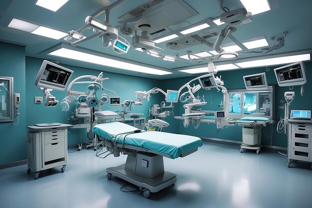 Photo modern hospital operating room