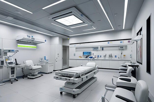 Photo modern hospital operating room