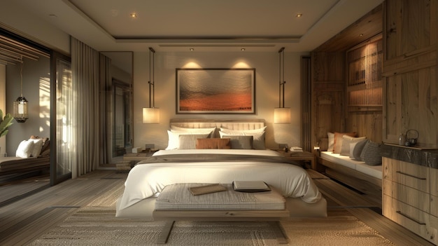 Modern Hotel Room Interior Design Comfort and Style in Every Corner