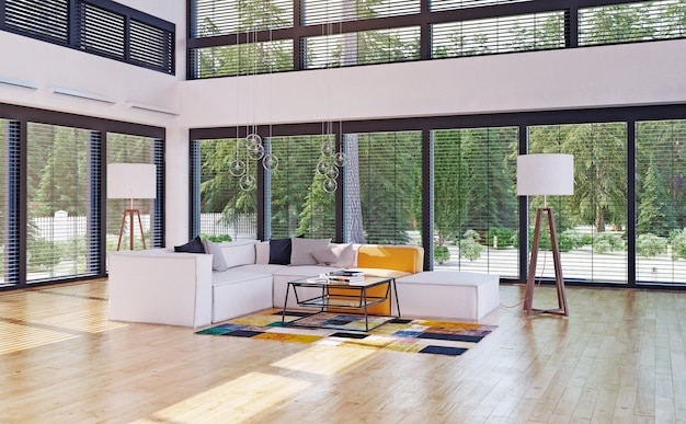 Modern house interior