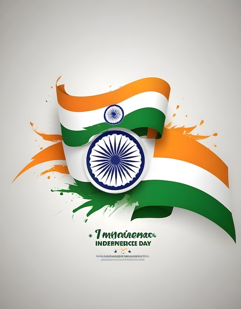 Modern Indian flag background