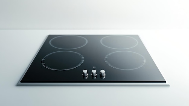 Photo modern induction stovetop