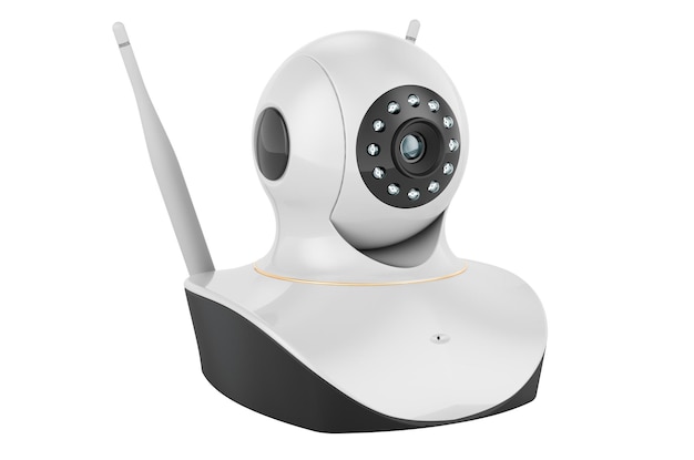 Modern IP camera 3D rendering