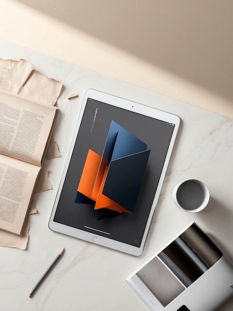 Modern iPad Mockup Image for Professional Presentations