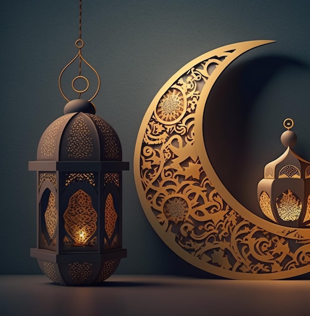 Modern Islamic holiday banner suitable for Ramadan