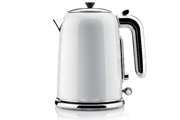 Modern kettle water boiler with sleek design for your kitchen isolated on white