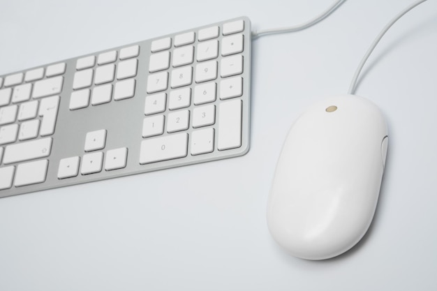 Modern keyboard and the mouse