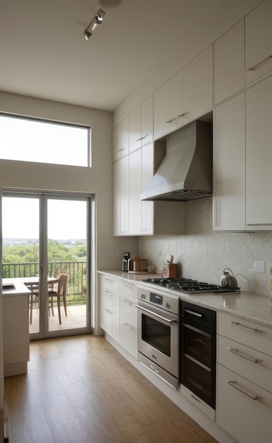 modern kitchen interior