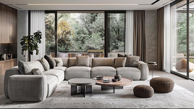 Modern Living Room Design Contemporary Comfort