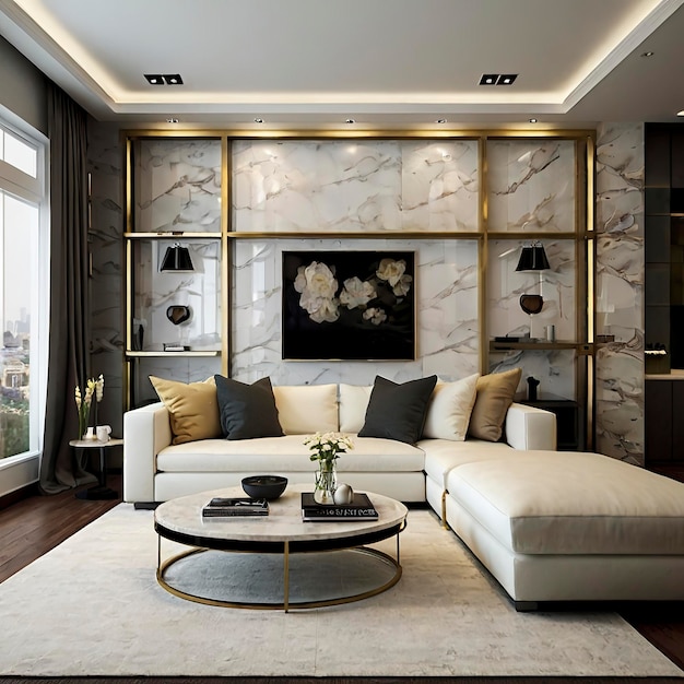 modern living room interior design