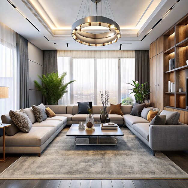 modern living room interior