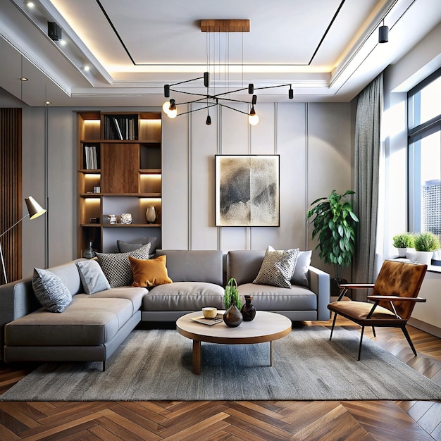 modern living room interior