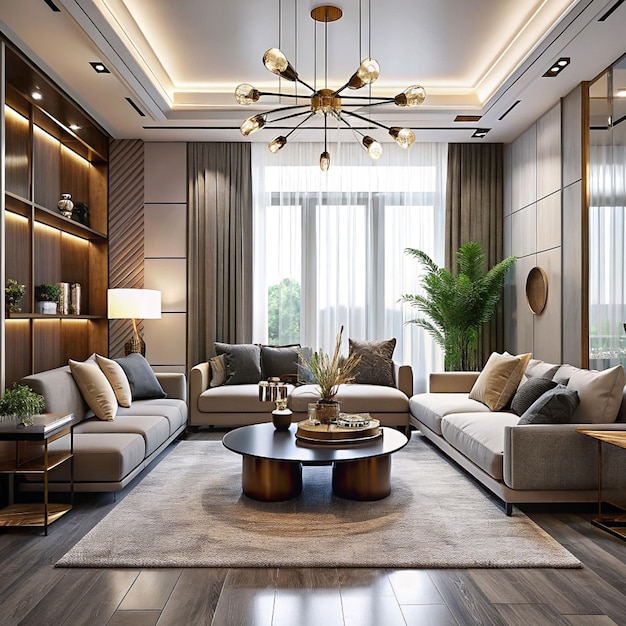 modern living room interior