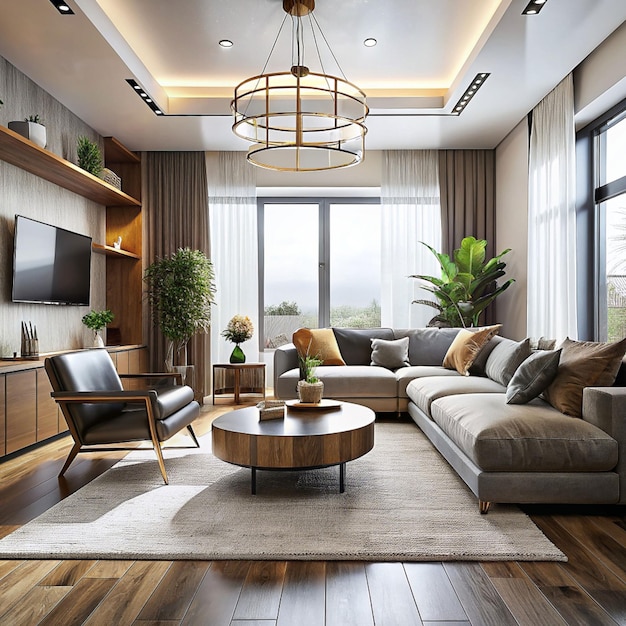 modern living room interior