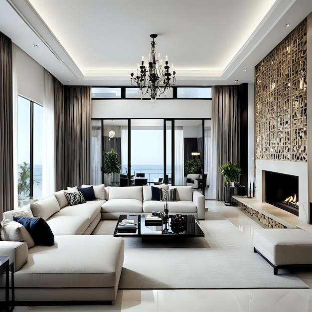 Modern Living Room Interior