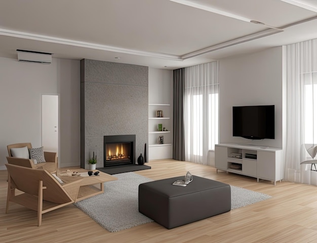 modern living room interior