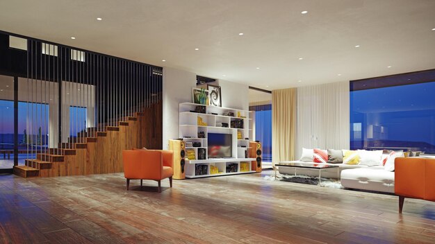 modern living room interior