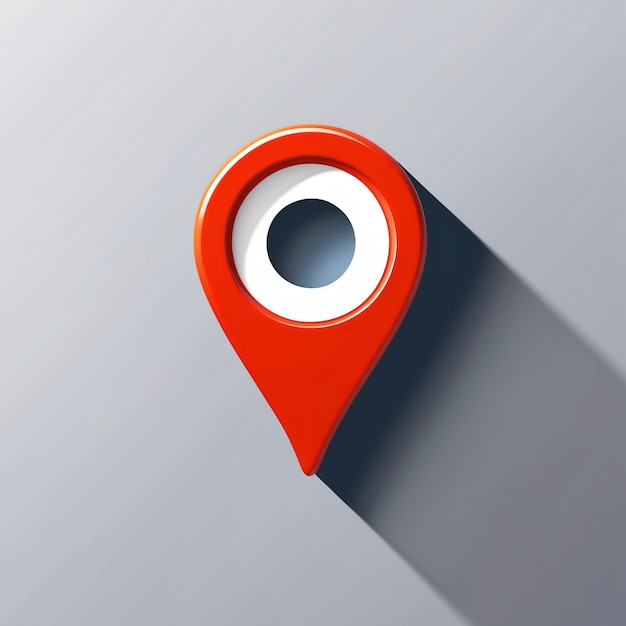 Photo modern location icon for enhanced navigation designs