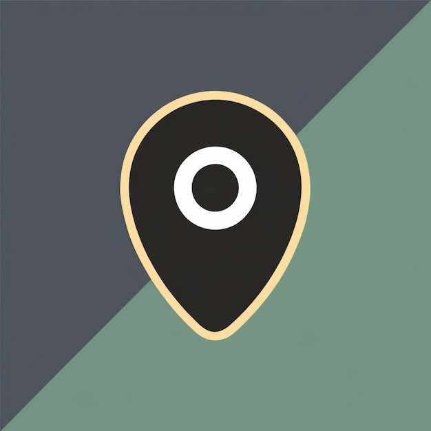 Photo modern location icon for enhanced navigation designs