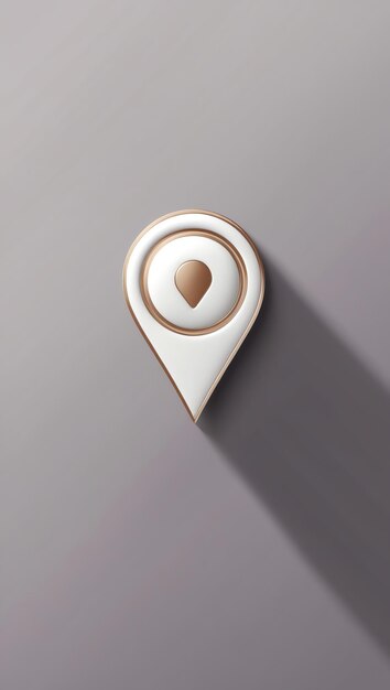 Photo modern location icon for enhanced navigation designs