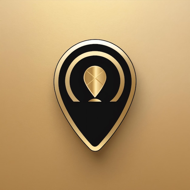 Photo modern location icon for enhanced navigation designs