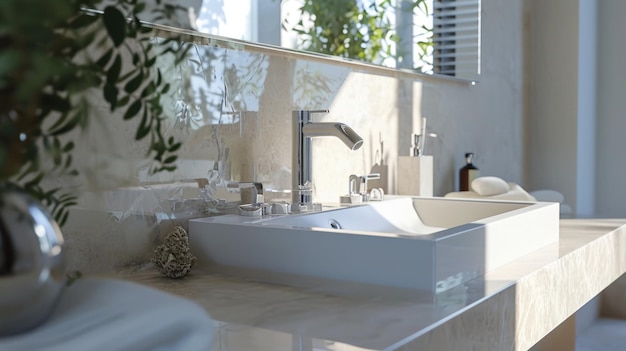 Modern Luxury Tap and Sink Design for Elegant Bathroom Interior