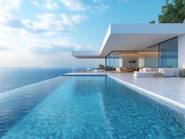 Modern Luxury Villa with Infinity Pool and Ocean View