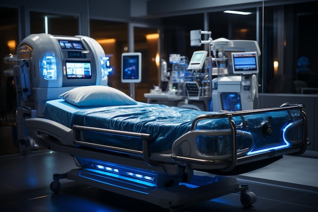 Modern medical centers ICU a hightech resuscitation space for critical patient care