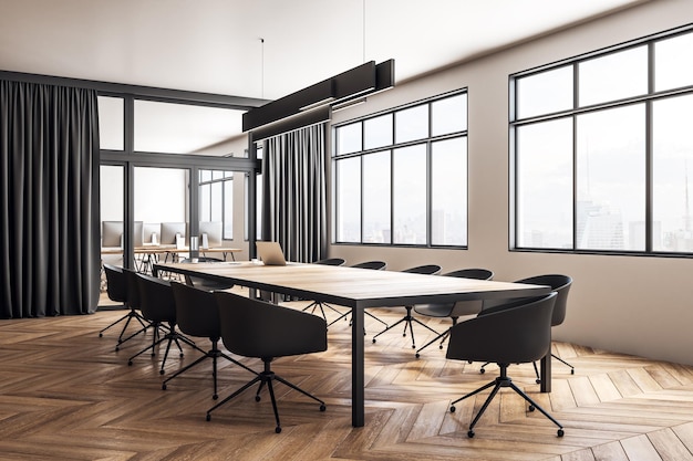 Modern meeting room interior