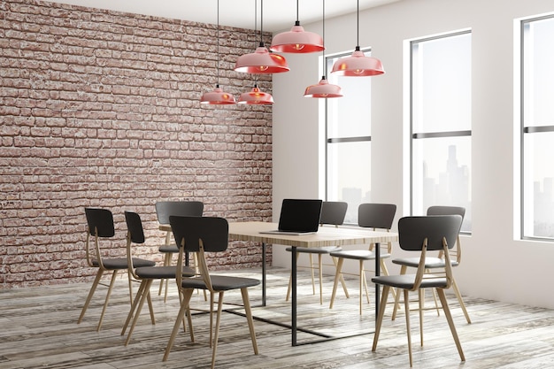 Modern meeting room