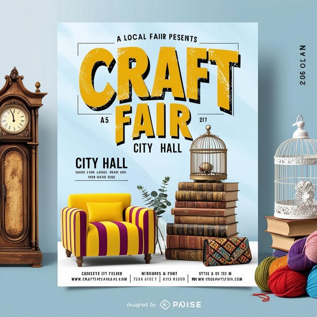 Photo modern meets vintage craft fair at city halland contemporary pleasure