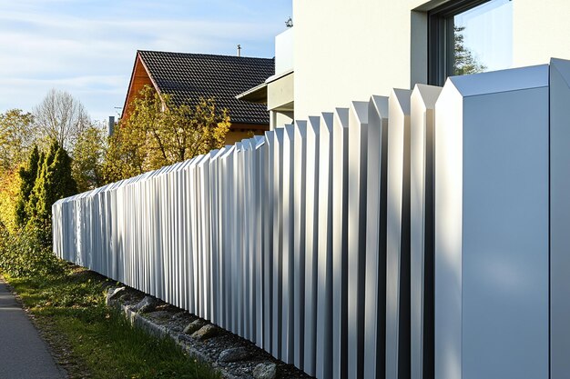 Modern Metal Fencing in Residential Areas