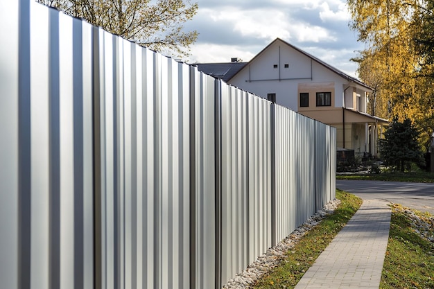 Modern Metal Fencing in Residential Areas