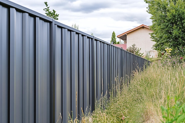 Modern Metal Fencing in Residential Areas