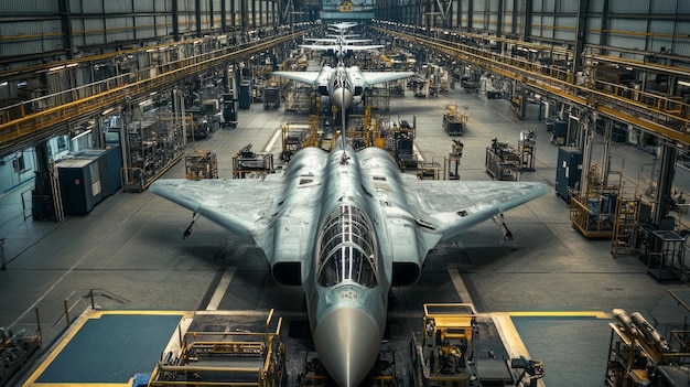 Photo modern military aircraft production line insights ar169 analysis