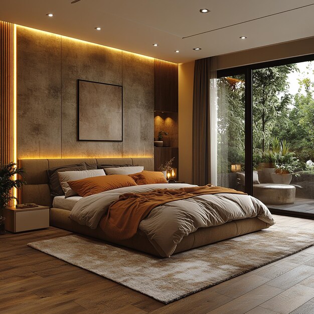 Modern Minimal Master Bedroom Spacious and Sleek