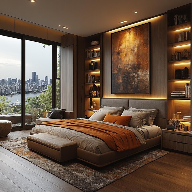 Modern Minimal Master Bedroom Spacious and Sleek