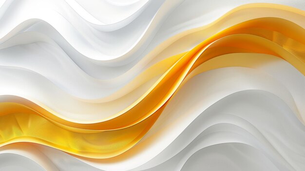 Modern Minimalist Background with Yellow Accents for Creative Projects Generative AI