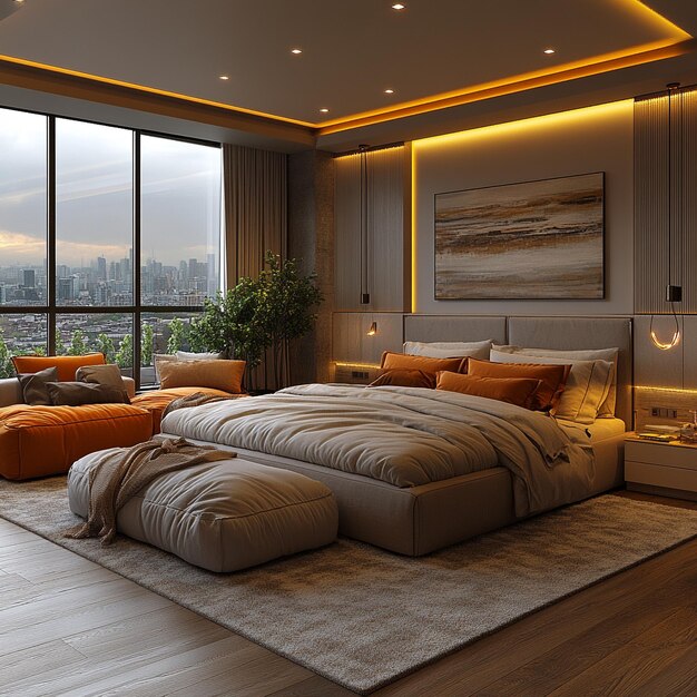 Modern Minimalist Master Bedroom Tranquil and Simple