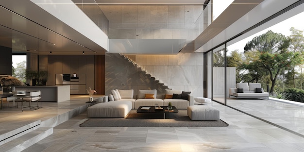 Modern Minimalist Villa Interior Design