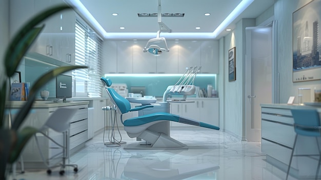 Modern and Minimalistic Dental Office Interior