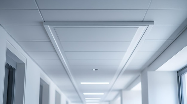 Modern Office Building Hallway