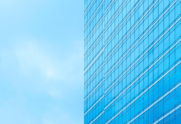 Modern office building with glass window