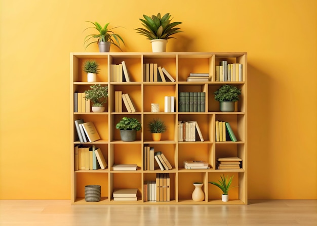 Modern organized beautiful bookshelves design for keeping books