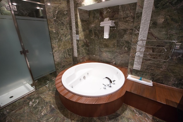 Modern private bathroom interior