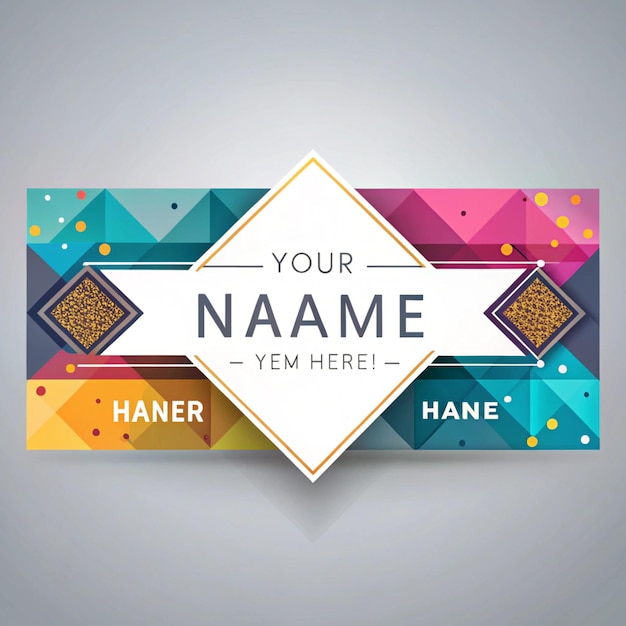 Photo modern professional banner template design