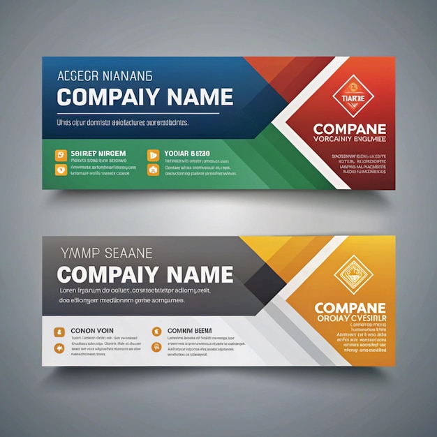 Modern Professional corporate Banner Template Design